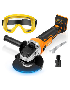 Amoladora Angular Srhvfuyr 20V Sin Batería 4-1/2" 3 Velocidades