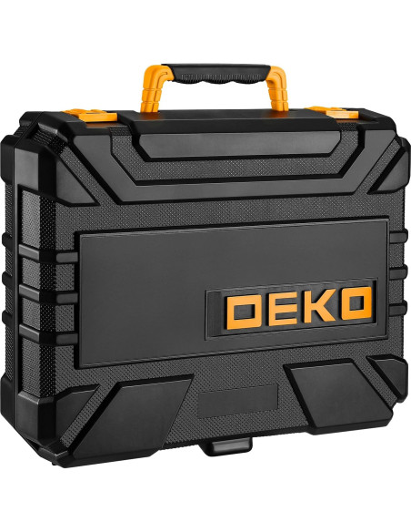 DEKOPRO Kit de Herramientas 126 Piezas con Taladro 8V