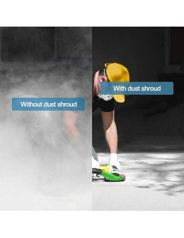 Shroud de Polvo Diment Power para Amoladora 125mm Verde