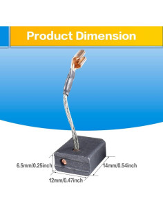 Cepillo de Carbón OURUI N257540 Compatible con Dewalt 4 Pcs 2