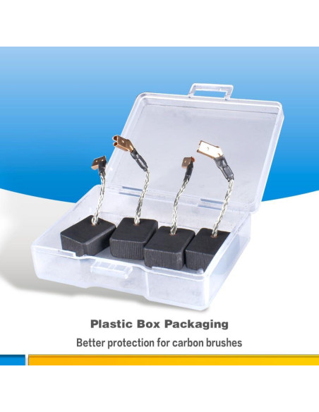 Cepillo de Carbón OURUI N257540 Compatible con Dewalt 4 Pcs Cepillo de Carbón OURUI N257540 Compatible con Dewalt 4 Pcs