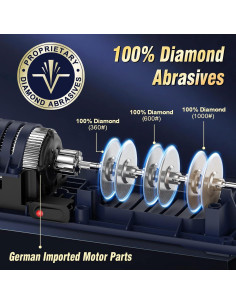 Afilador de cuchillos eléctrico VIDOME 3 etapas 100% diamante 2