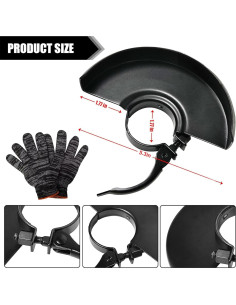 Protector de Amoladora Popbee 135mm Compatible DEWALT y Más 2