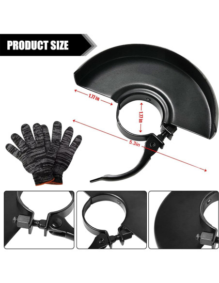 Protector de Amoladora Popbee 135mm Compatible DEWALT y Más