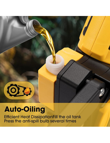 Mini Motosierra IEBUDA 20V 8" Batería No Incluida