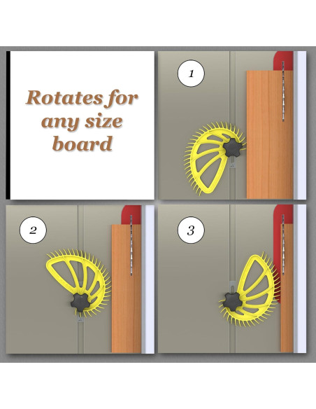 Tabla de Plumas Hedgehog para Sierra de Banco 20.32 cm Amarillo