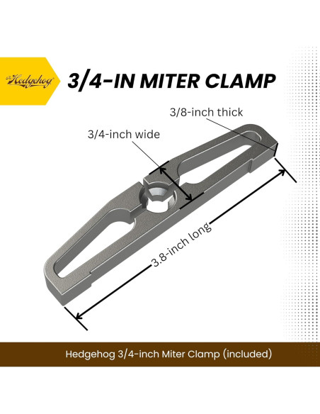 Tabla de Plumas Hedgehog para Sierra de Banco 20.32 cm Amarillo