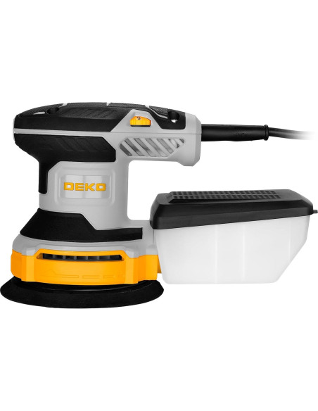 Lijadora Orbital Eléctrica DEKOPRO 5" 6 Velocidades con Polvo