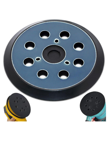 Almohadilla de Lijadora 12,7 cm Taokyid - 8 Agujeros