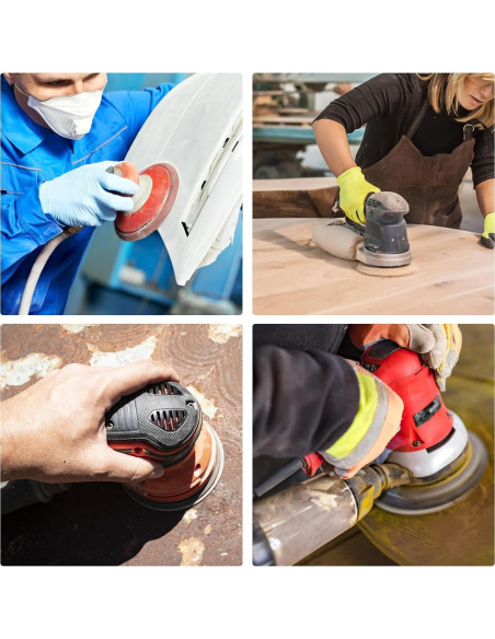 170 Piezas Discos de Lijado 5" Pukamam Granos Variados