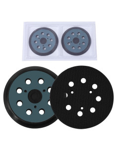 Paquete de 2 Almohadillas Lijado Dewalt 12,7 cm 8 Agujeros