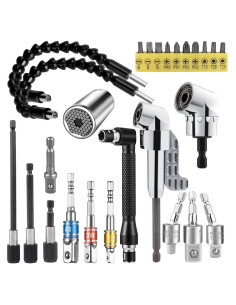 Juego de Brocas Flexibles YENJO 26 Piezas Adaptadores