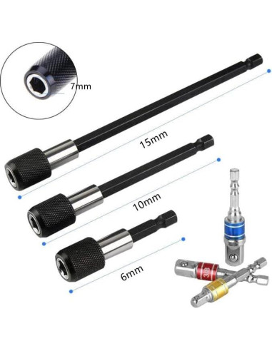 Juego de Brocas Flexibles YENJO 26 Piezas Adaptadores