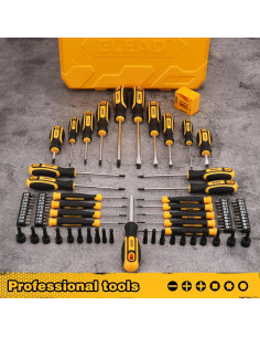 Juego de Destornilladores Magnéticos ELEAD 86 Piezas Ergonómico 2