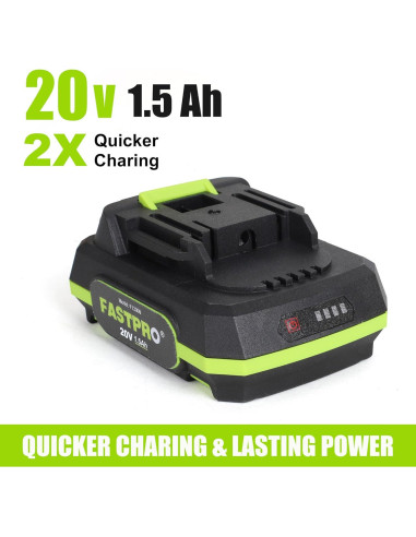 Taladro Rotativo Sin Cable FASTPRO 20V 1.68kg 2 Modos