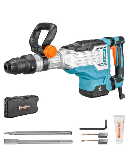 Martillo Demoledor Eléctrico Berserker 1700W SDS-Max 11.34kg