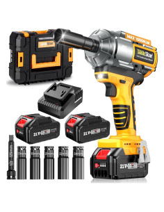 Llave de impacto inalámbrica TaskStar 1000N.m 1/2" 2 baterías