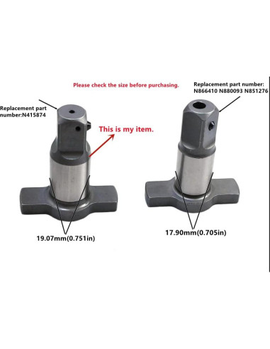 Yunque Compatible Palart N415874 para Llave de Impacto