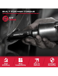 Juego de 49 Piezas Enchufes Impacto SEDY 3/8" Métrico y SAE 2