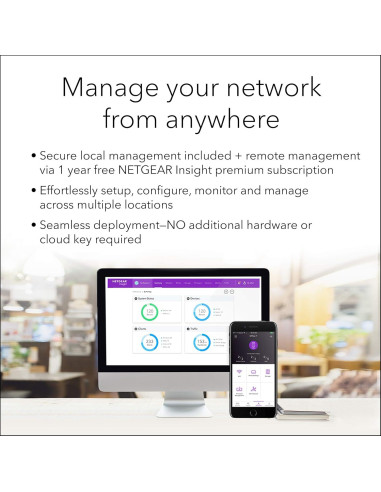 Punto de Acceso Inalámbrico Mesh NETGEAR WAC564 - AC3000