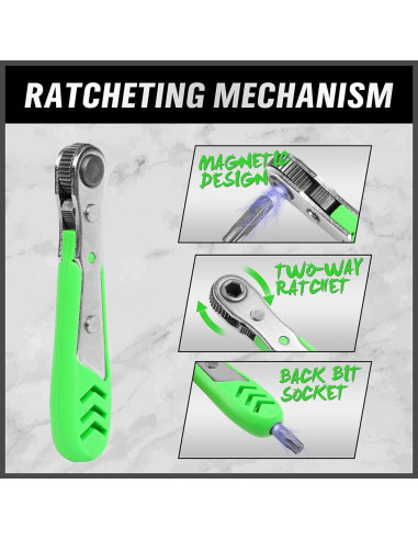 Juego de Puntas de Destornillador SWANLAKE 232PCS Acero CR-V