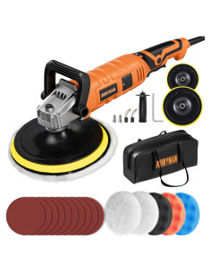 Pulidor Alloyman 1200W 7 velocidades 22.86cm