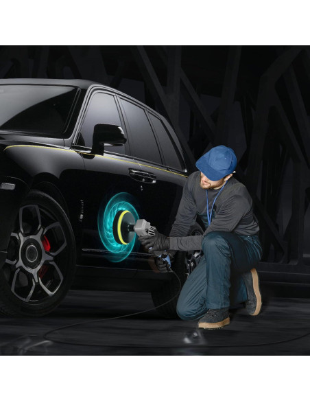 Pulidor RAYBAO 1200W Rotativo 6/7" Velocidad 1600-3500RPM