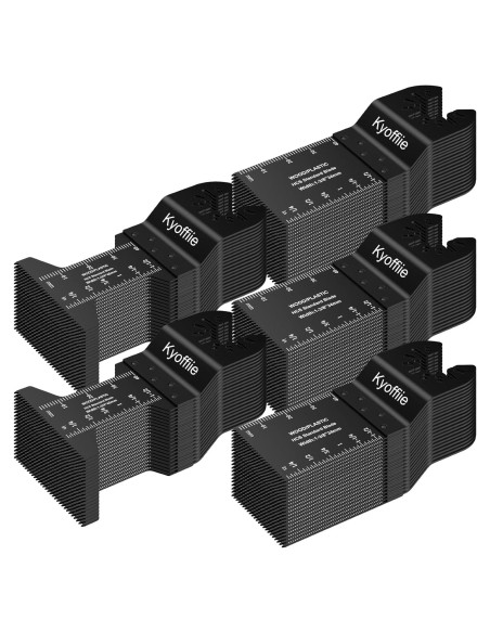 100 Cuchillas de Sierra Oscilante Kyoffiie para Madera y Plástico