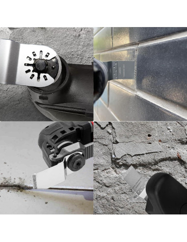 10 Piezas Cuchillas Oscilantes Diamante LABOFiC Corte Plano