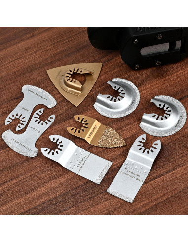 10 Piezas Cuchillas Oscilantes Diamante LABOFiC Corte Plano