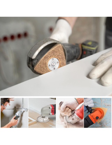 Conjunto de 7 Hojas Oscilantes Ohuhu para Sierra Multiherramienta