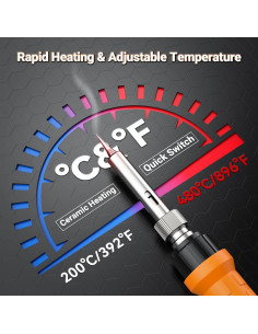 Estación de Soldadura Inalámbrica Preciva 20V Max 5 Puntas 2