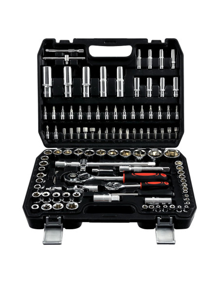 Juego de Herramientas Mecánicas PIRIPARA 108 Piezas con Llaves de Vaso