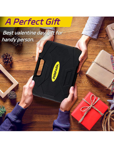 Juego de Herramientas Mecánicas PIRIPARA 108 Piezas con Llaves de Vaso