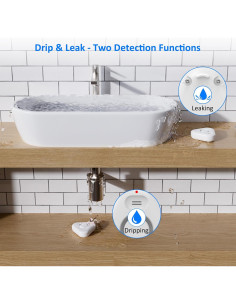 Detector de Fugas de Agua SECRUI WD76 120dB 3 Sensores 2