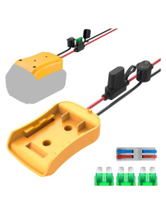 Adaptador para Batería Dewalt 20V Kzreect con Fusible y Cable