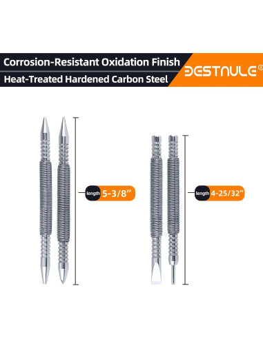Juego de 4 Piezas de Colocador de Clavos BESTNULE