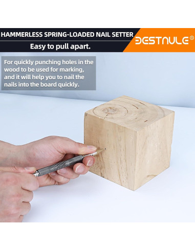 Juego de 4 Piezas de Colocador de Clavos BESTNULE