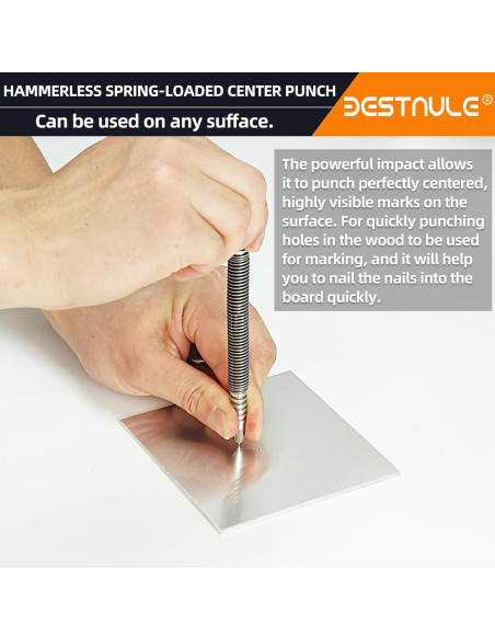 Juego de 4 Piezas de Colocador de Clavos BESTNULE