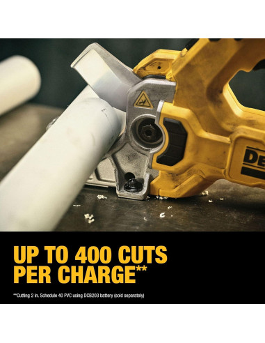 Cortador de Tubos de Plástico DEWALT 20V MAX DCE180B 2.64 kg