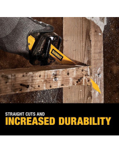 Juego de 12 Hojas de Sierra Recíproca DEWALT DW4892 2