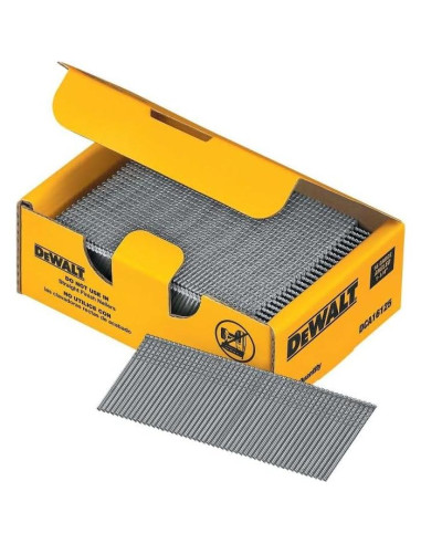 Clavos Galvanizados DeWalt DCA16125 32mm 20 Grados 2500 Pzs