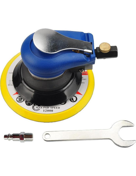 Lijadora de aire PROSHI 6" orbital neumática 10000 RPM