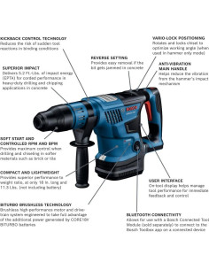 Martillo Rotativo Bosch GBH18V-36C 18V SDS-max 5.13 kg 2