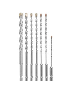 Conjunto de brocas para mampostería Bosch 7 piezas hexagonal