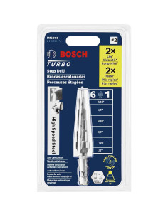 Broca de Escalón Bosch IMSDC6 Acero Alta Velocidad 1,27 cm 2
