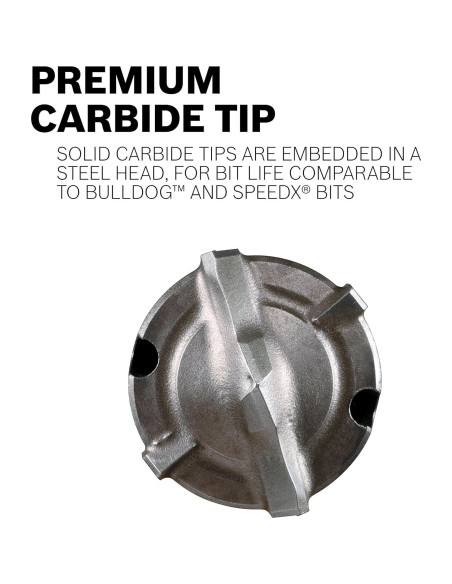 Broca Bosch DXS2124 SDS-Plus 1.91 cm x 45.72 cm Speed Clean