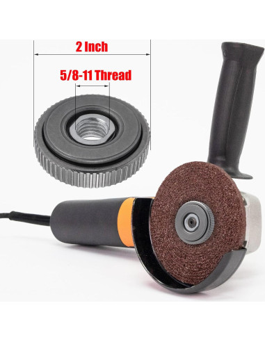 Tuerca de Amoladora Yakamoz 5/8-11 Liberación Rápida