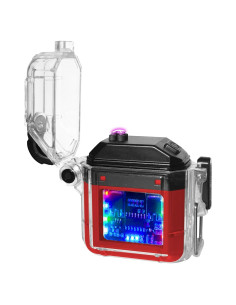Encendedor Eléctrico FUDIDU K35 a Prueba de Agua Rojo