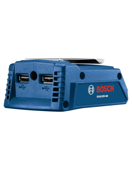 Adaptador USB Bosch GAA18V-48 18V Carga Doble 4.8A